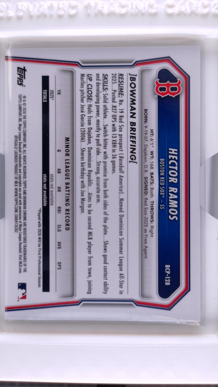 2026 Bowman Baseball Hector Ramos 