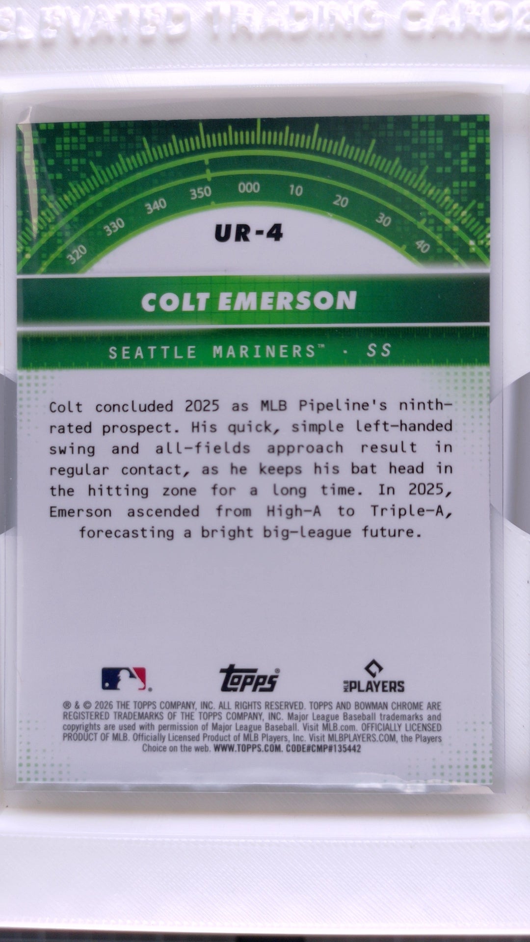 2026 Bowman Baseball Colt Emerson 
