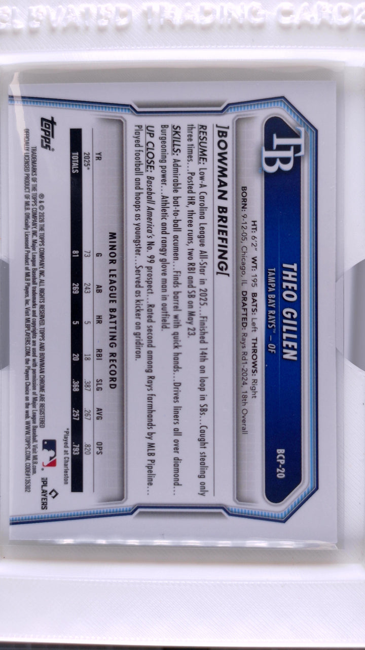 2026 Bowman Baseball Theo Gillen 