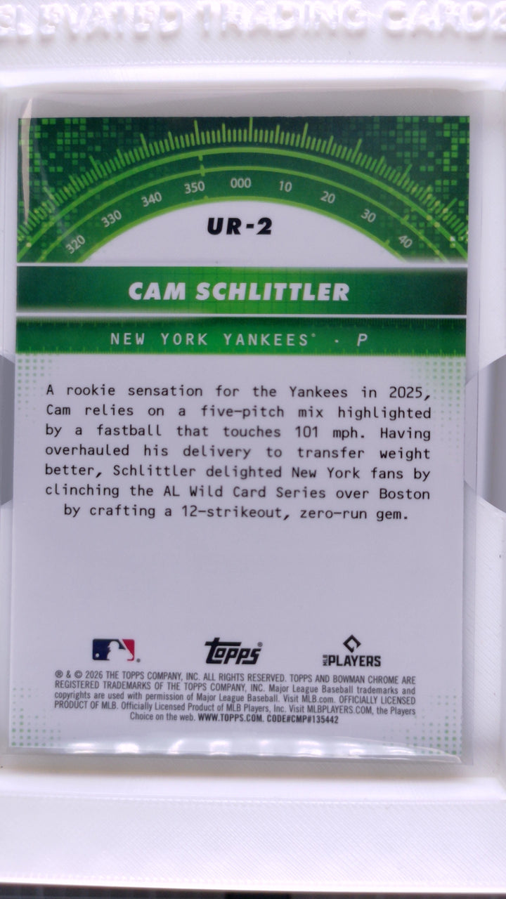2026 Bowman Baseball Cam Schlittler 