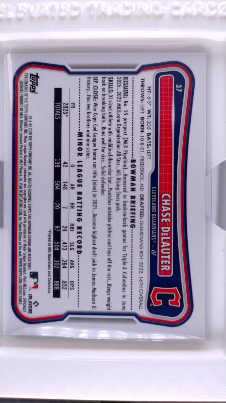 2026 Bowman Baseball Chase DeLauter 