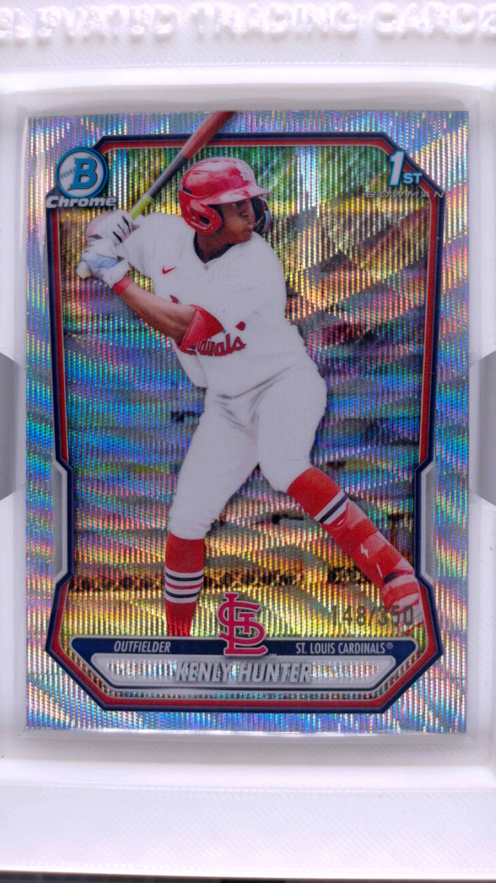 2026 Bowman Baseball Kenly Hunter #BCP-130 Chrome Prospects Wave #148/350 — Front