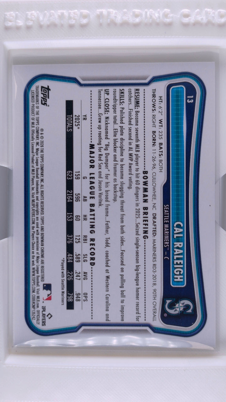 2026 Bowman Baseball Cal Raleigh 
