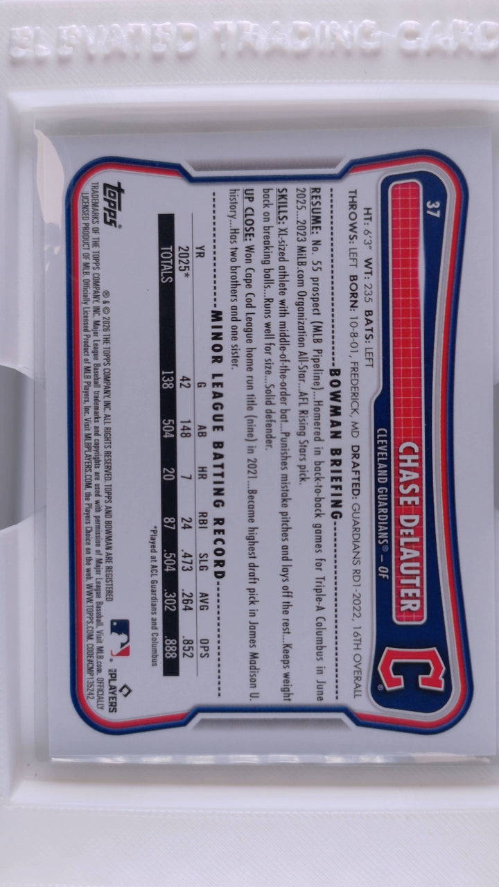 2026 Bowman Baseball Chase DeLauter 