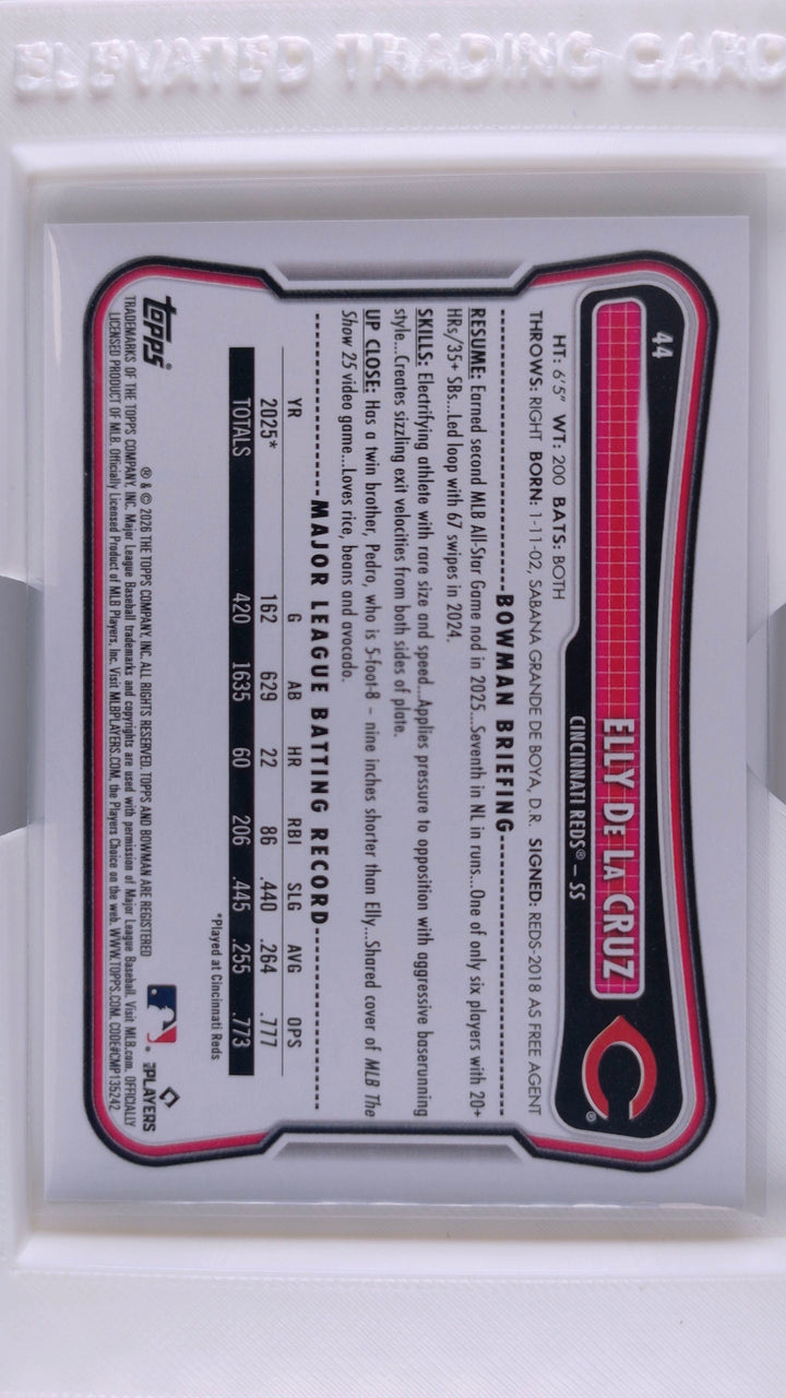 2026 Bowman Baseball Elly De La Cruz 