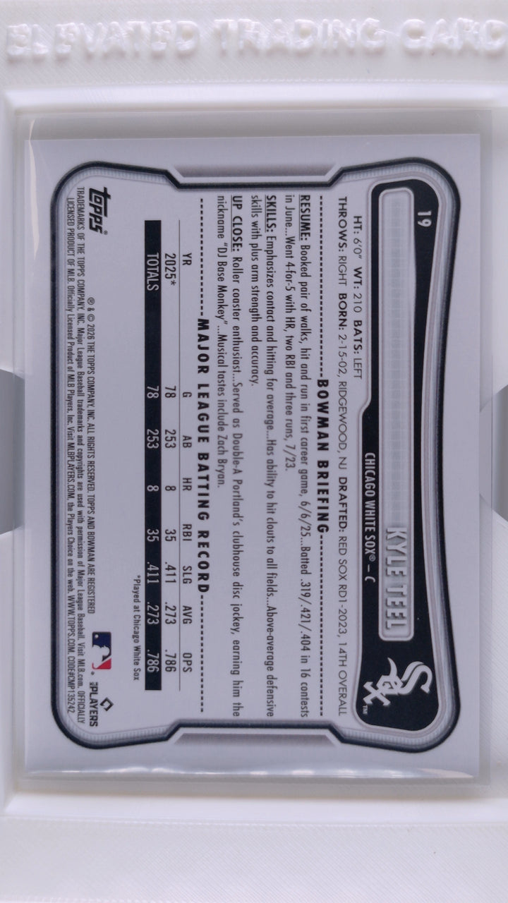 2026 Bowman Baseball Kyle Teel 