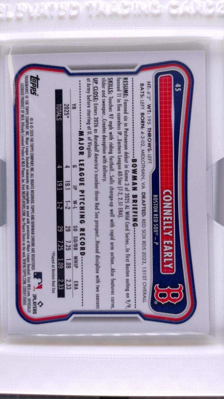 2026 Bowman Baseball Connelly Early 