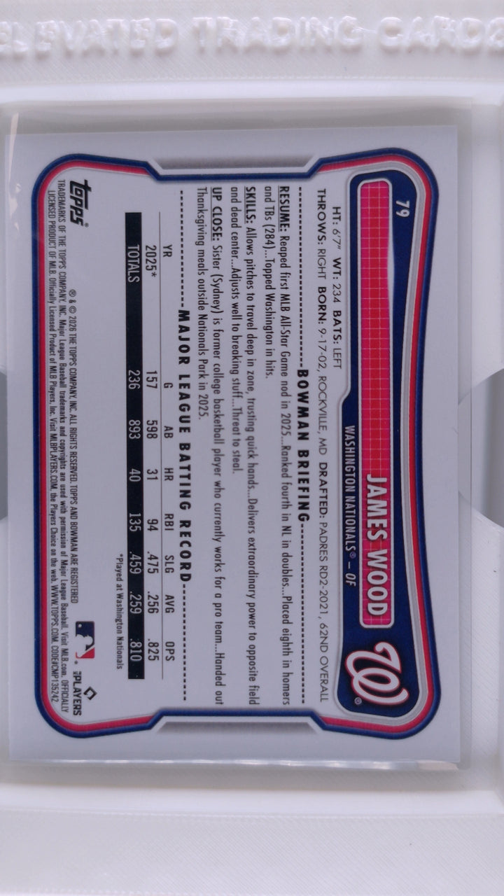 2026 Bowman Baseball James Wood 