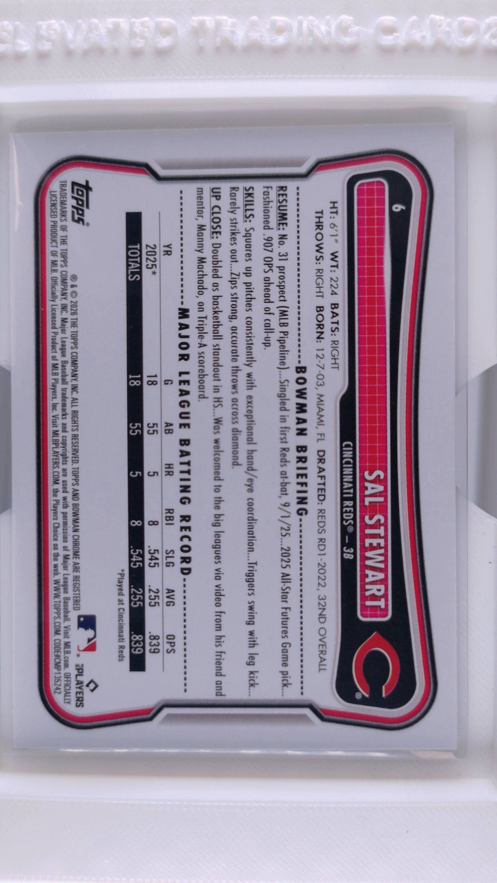 2026 Bowman Baseball Sal Stewart 