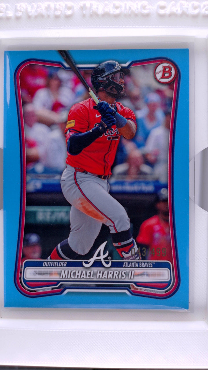 2026 Bowman Baseball Michael Harris II #21 Sky Blue #43/499 — Front