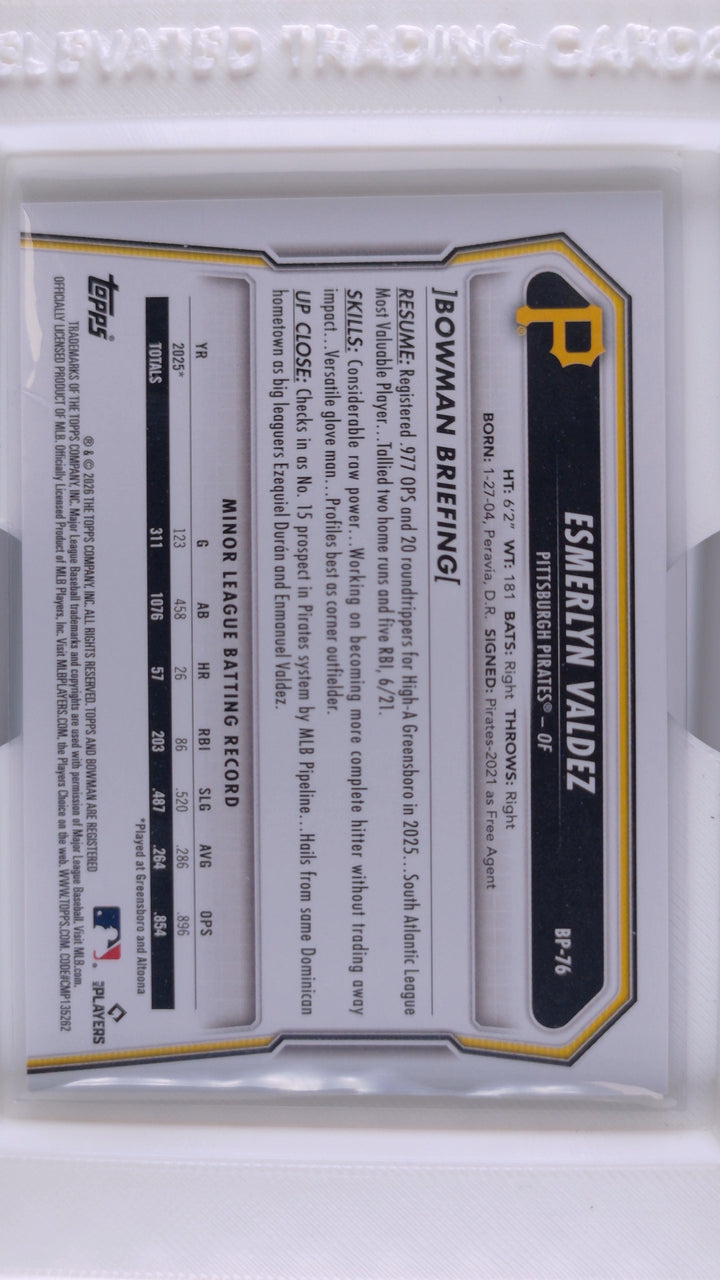 2026 Bowman Baseball Esmerlyn Valdez 