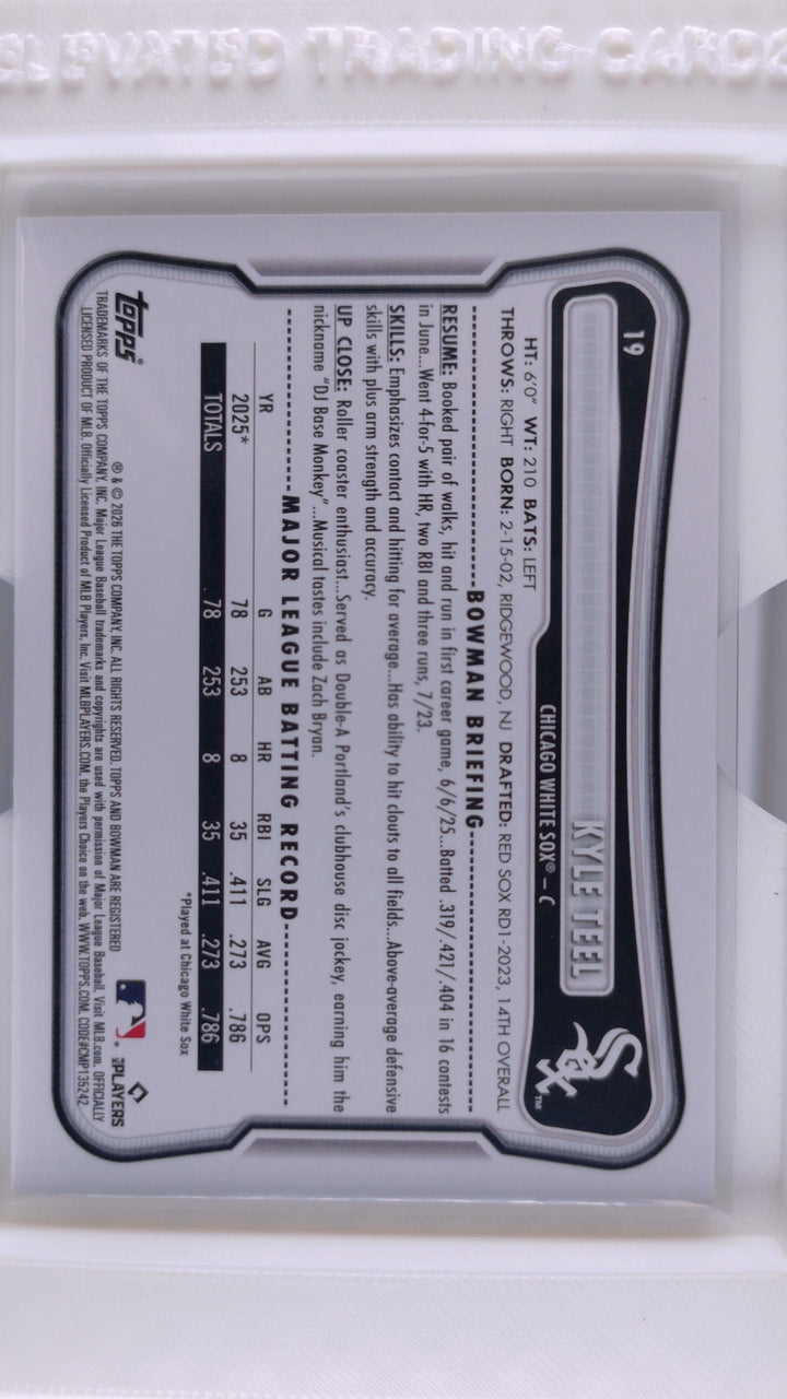 2026 Bowman Baseball Kyle Teel 