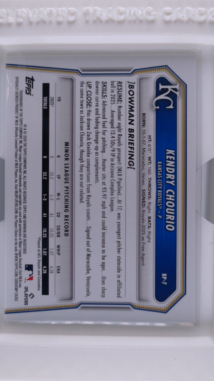 2026 Bowman Baseball Kendry Chourio 