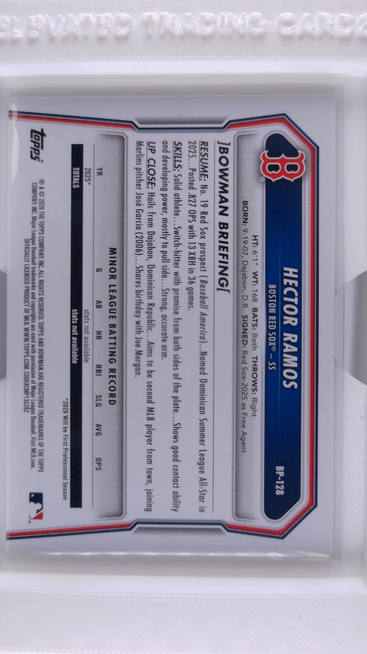2026 Bowman Baseball Hector Ramos 