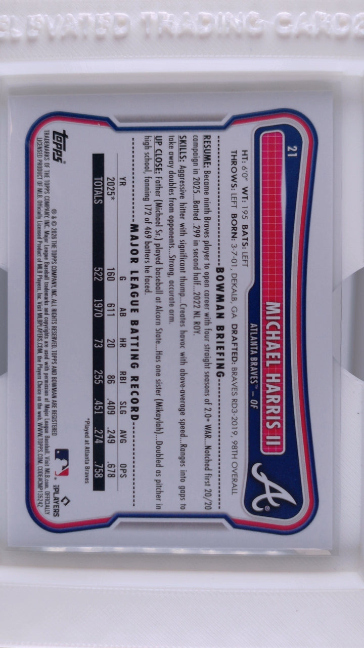 2026 Bowman Baseball Michael Harris II 