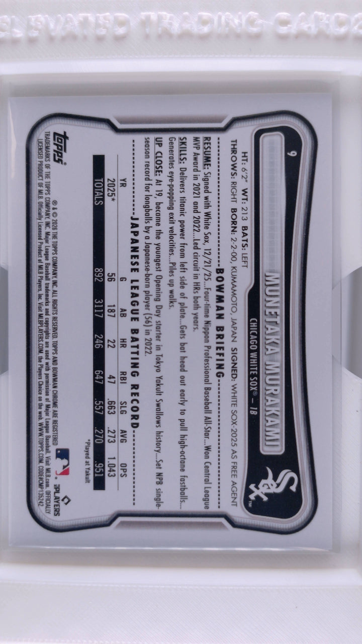 2026 Bowman Baseball Munetaka Murakami 