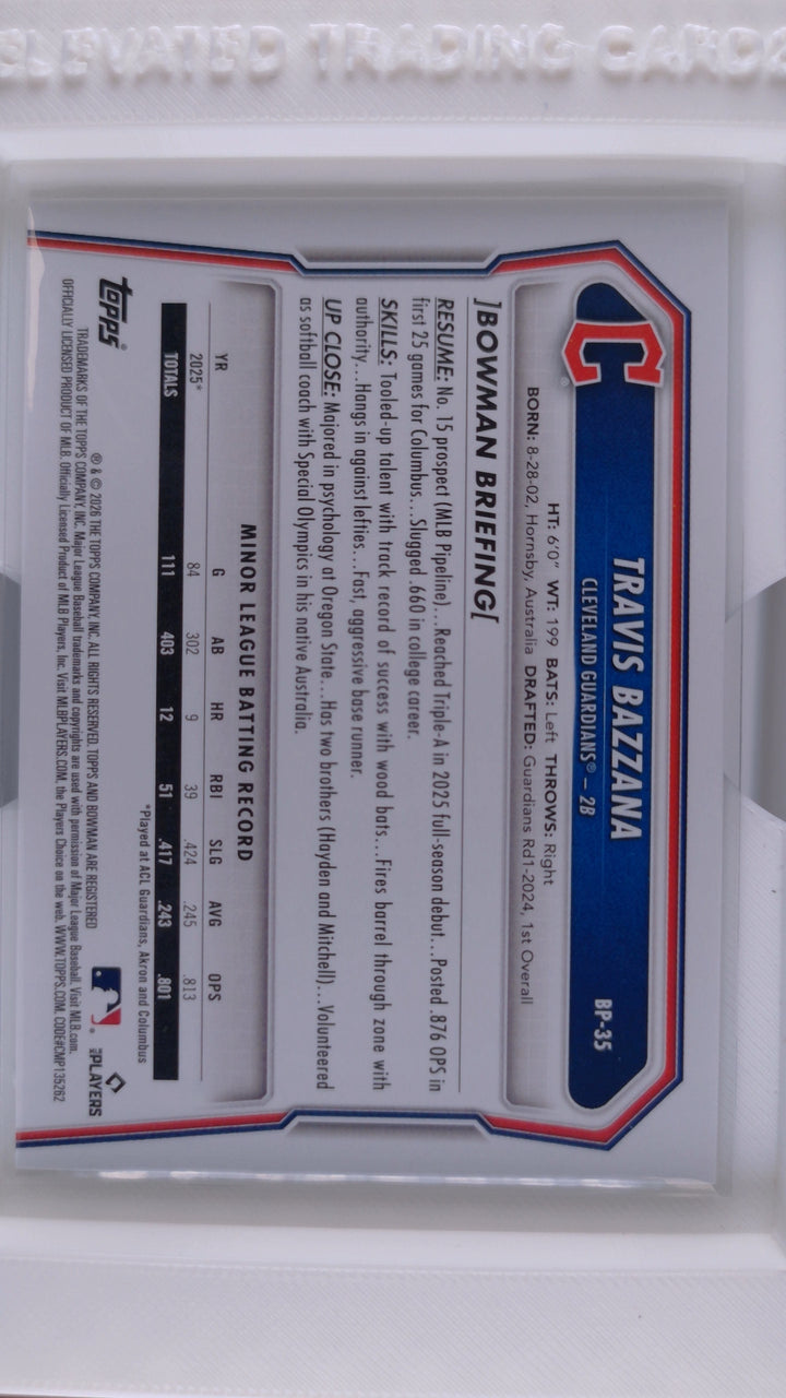 2026 Bowman Baseball Travis Bazzana 