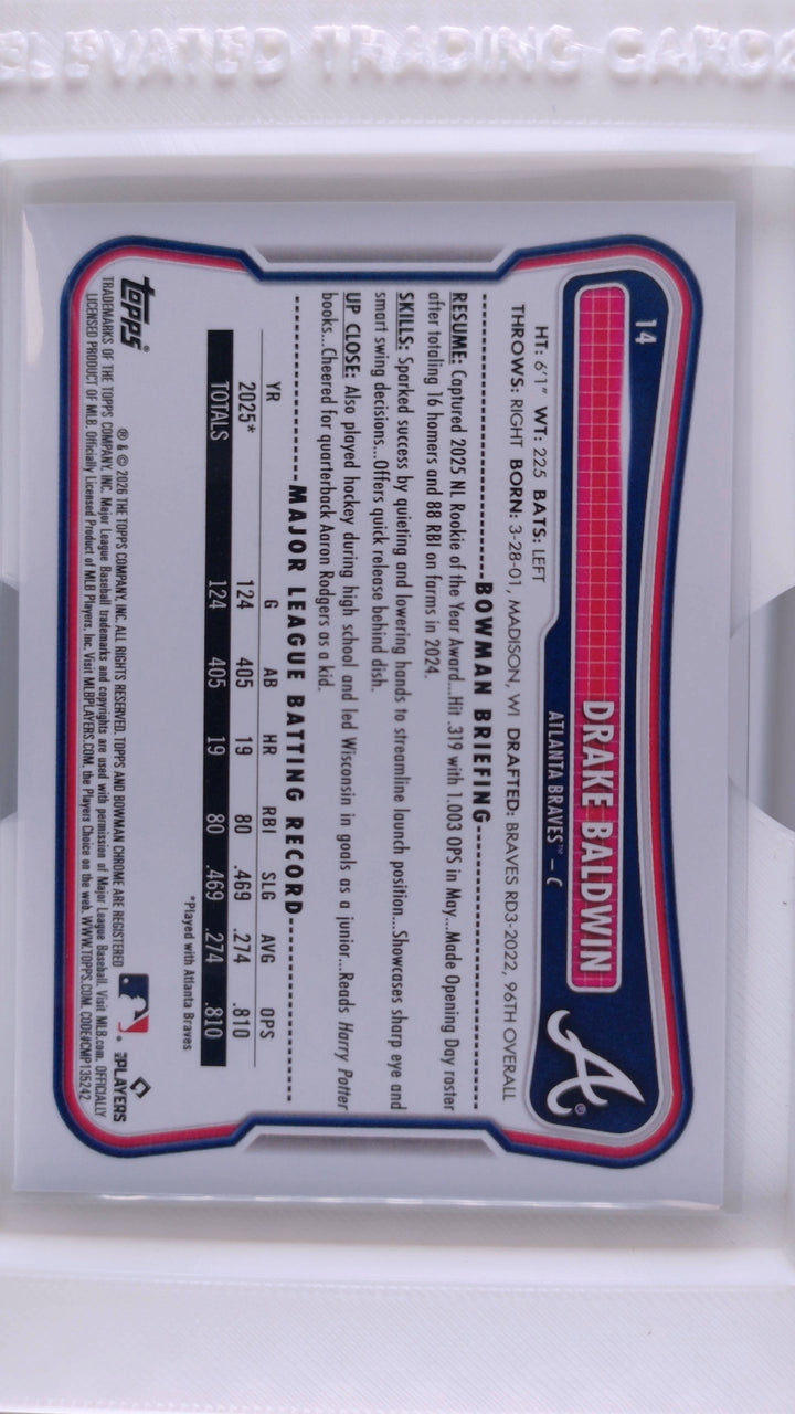 2026 Bowman Baseball Drake Baldwin 