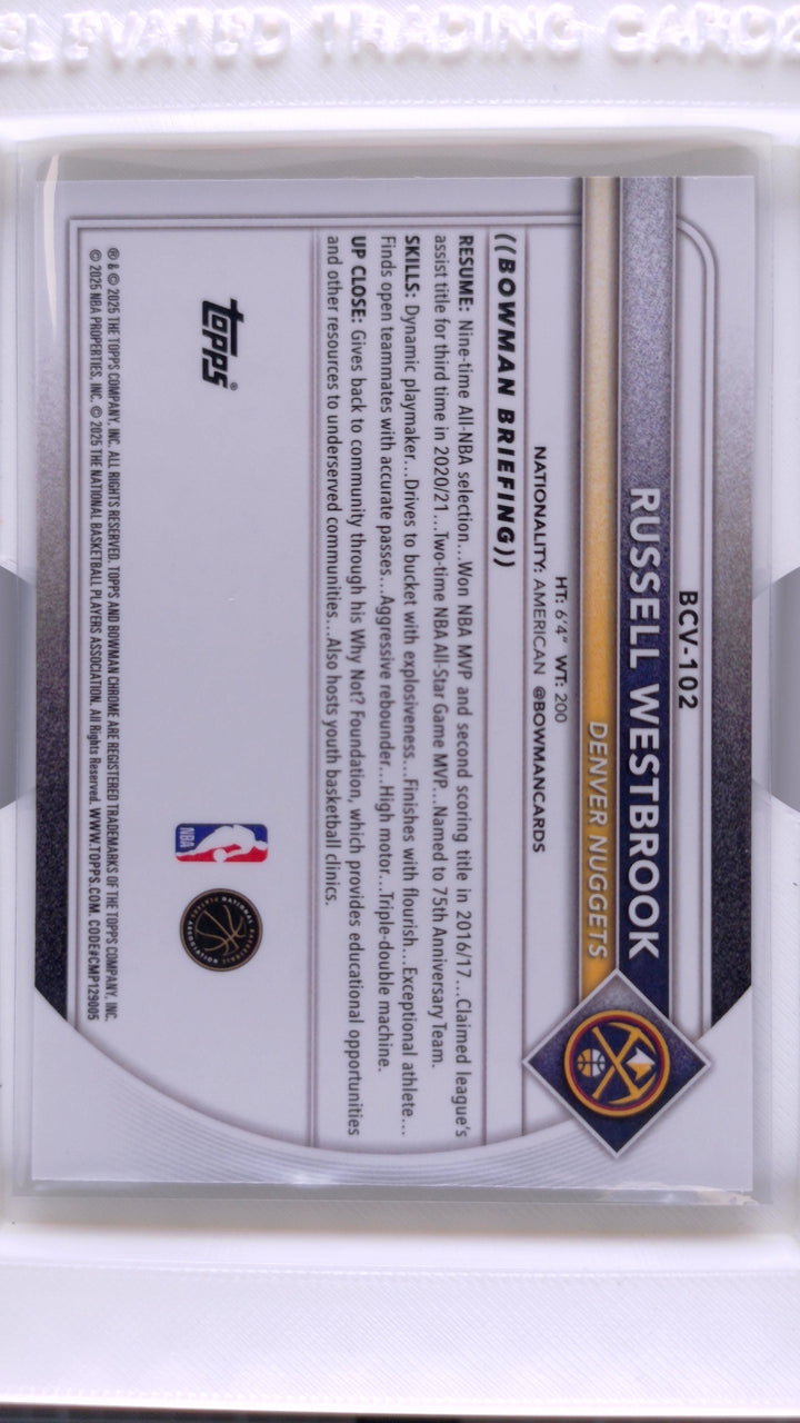 2025 Bowman Basketball Russell Westbrook 