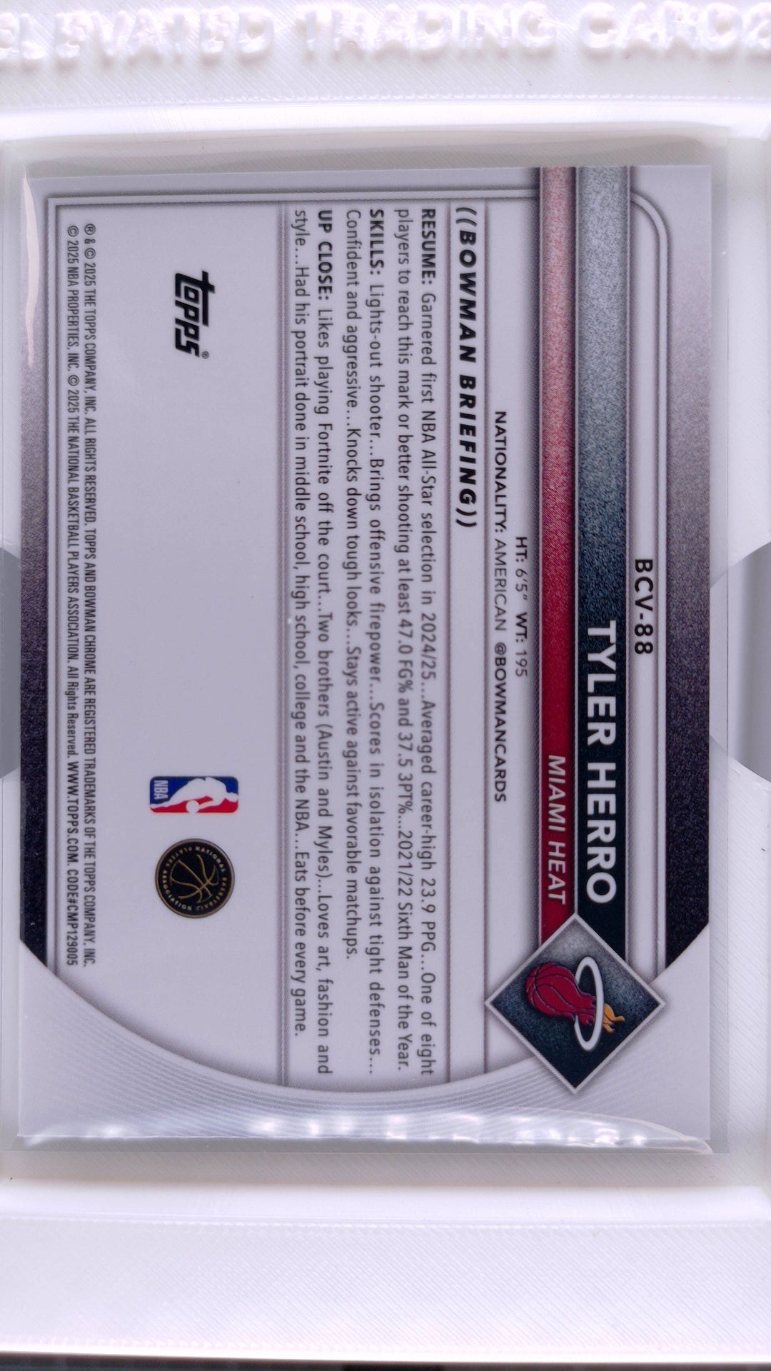 2025 Bowman Basketball Tyler Herro 