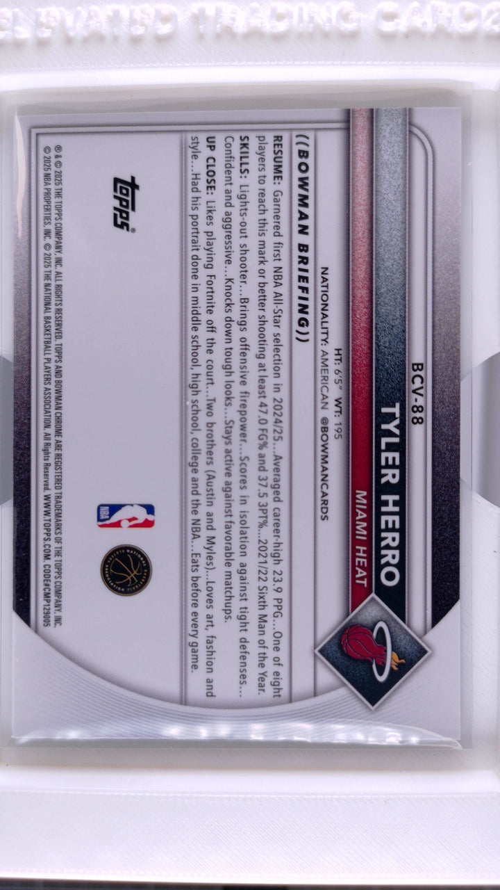 2025 Bowman Basketball Tyler Herro 