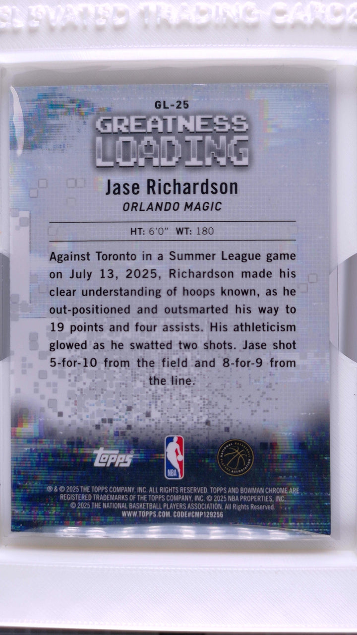 2025 Bowman Basketball Jase Richardson 