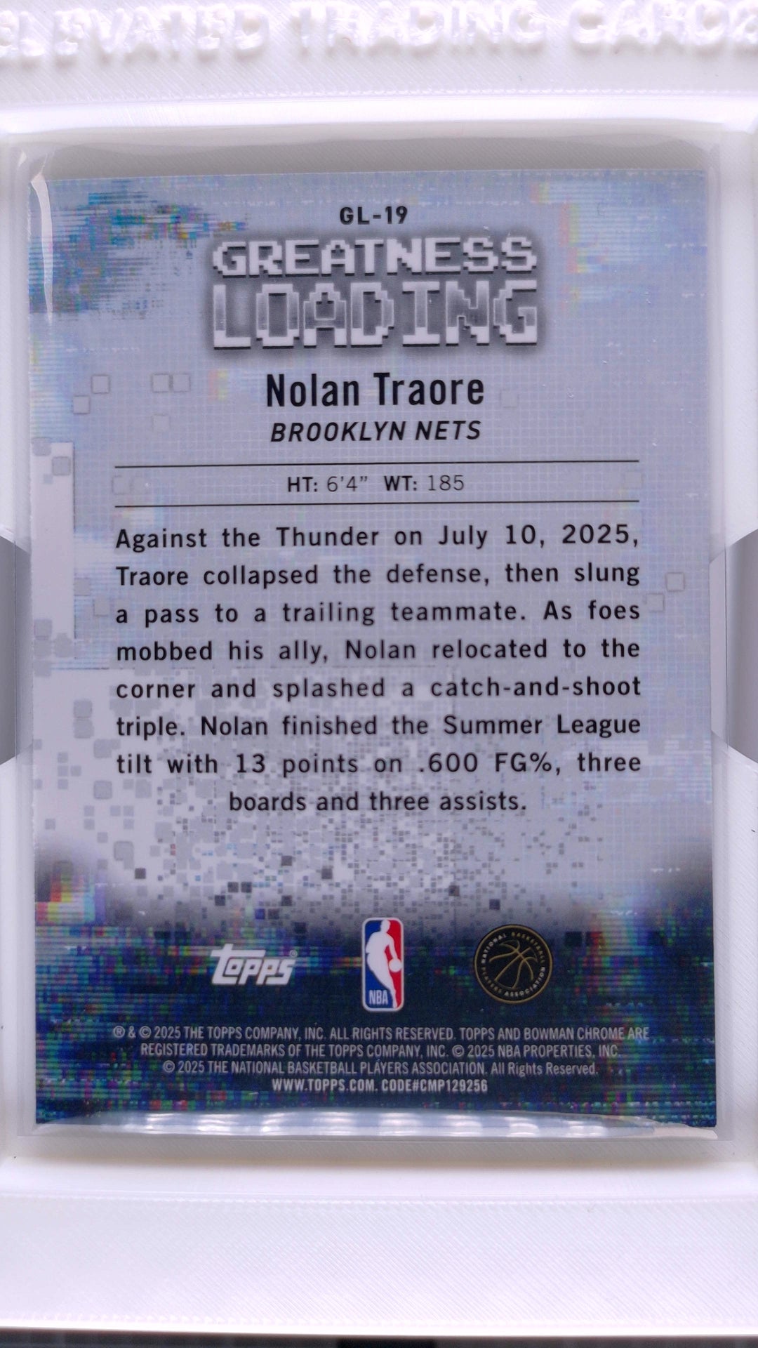 2025 Bowman Basketball Nolan Traore 