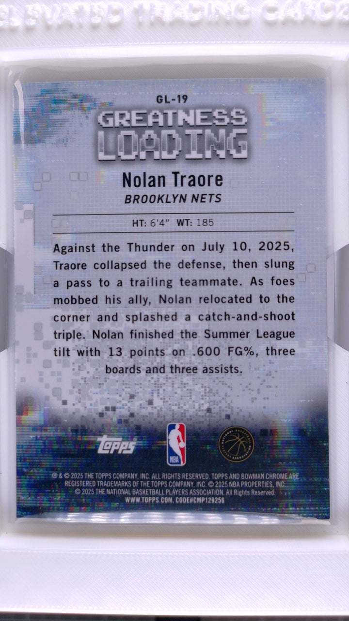 2025 Bowman Basketball Nolan Traore 