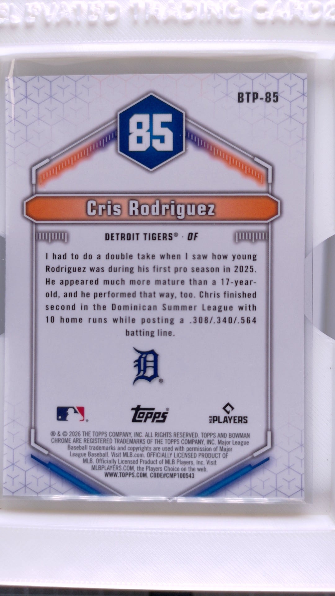 2026 Bowman Baseball Cris Rodriguez 