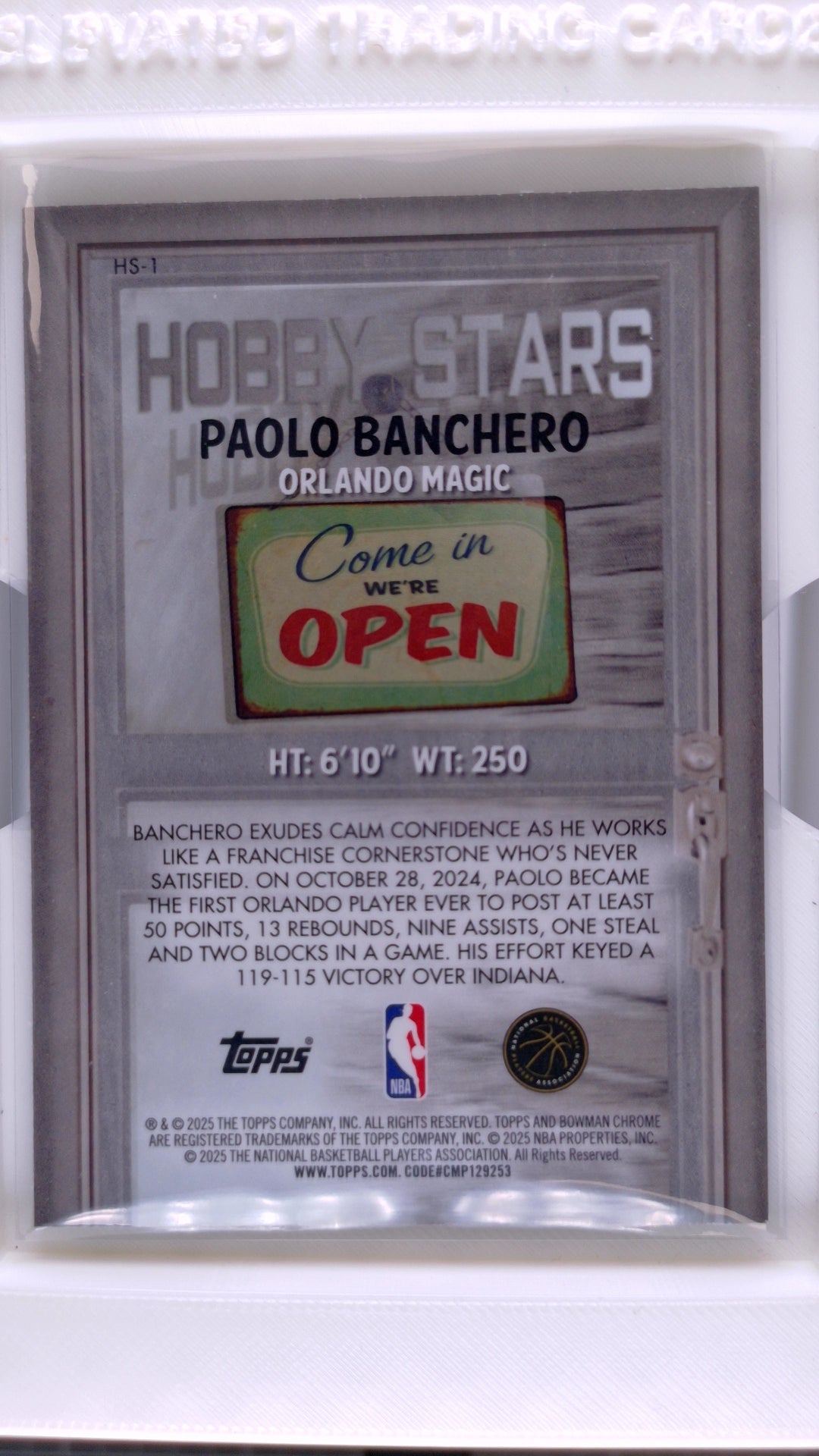 2025 Bowman Basketball Paolo Banchero 
