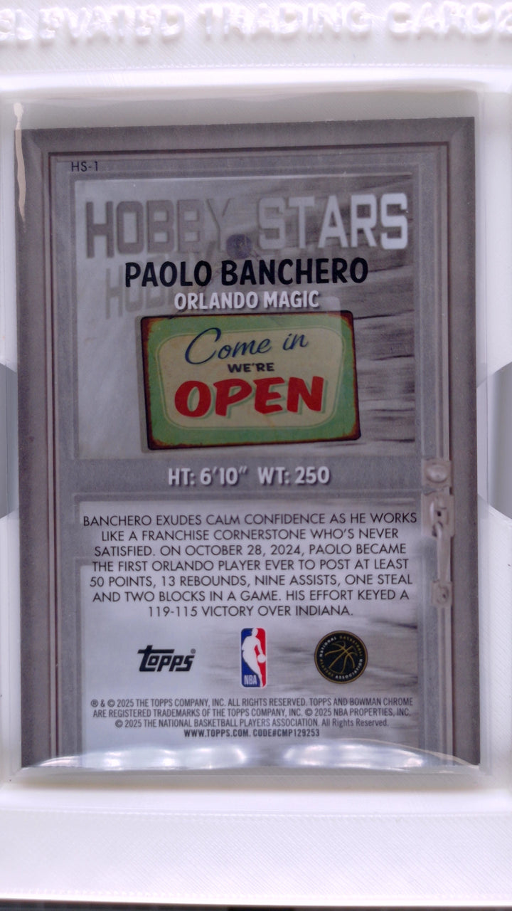 2025 Bowman Basketball Paolo Banchero 