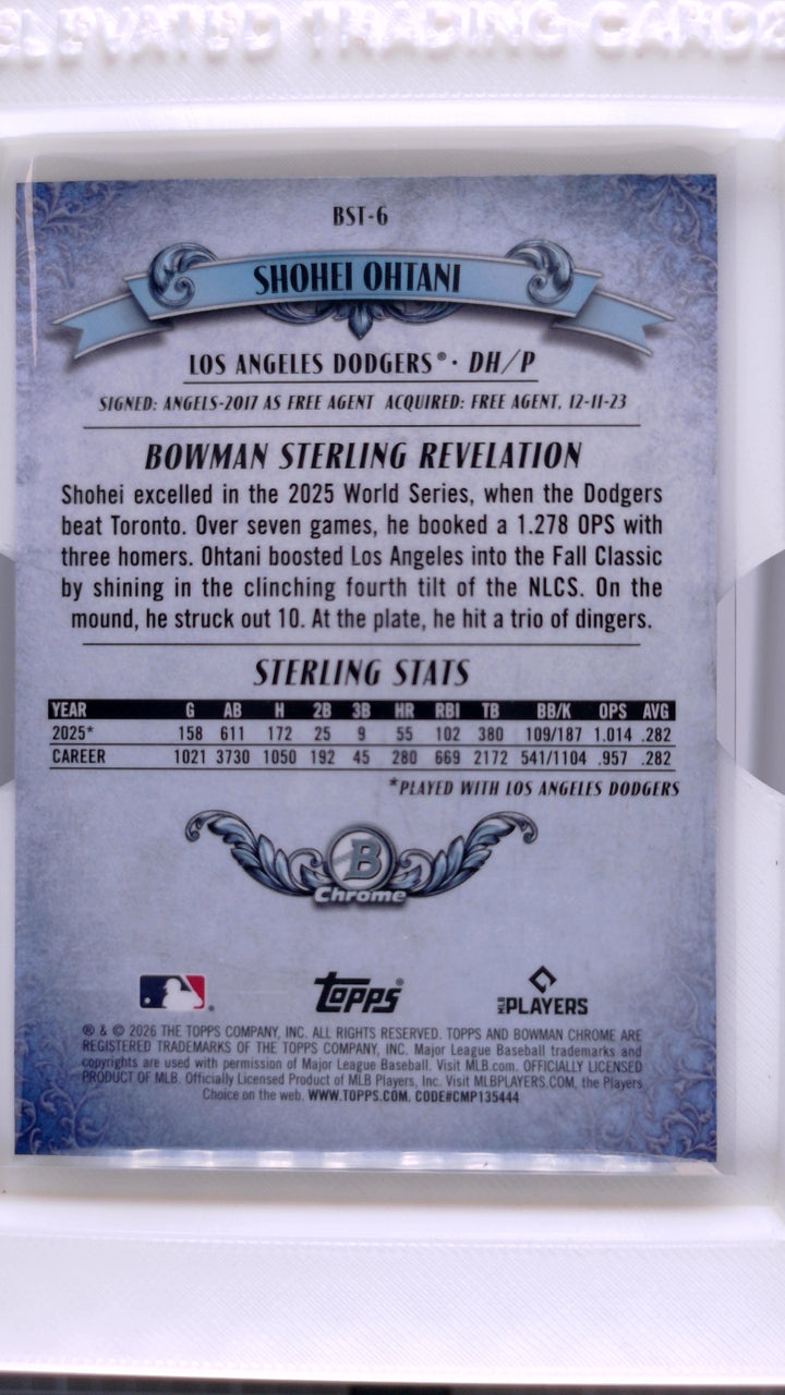 2026 Bowman Baseball Shohei Ohtani 