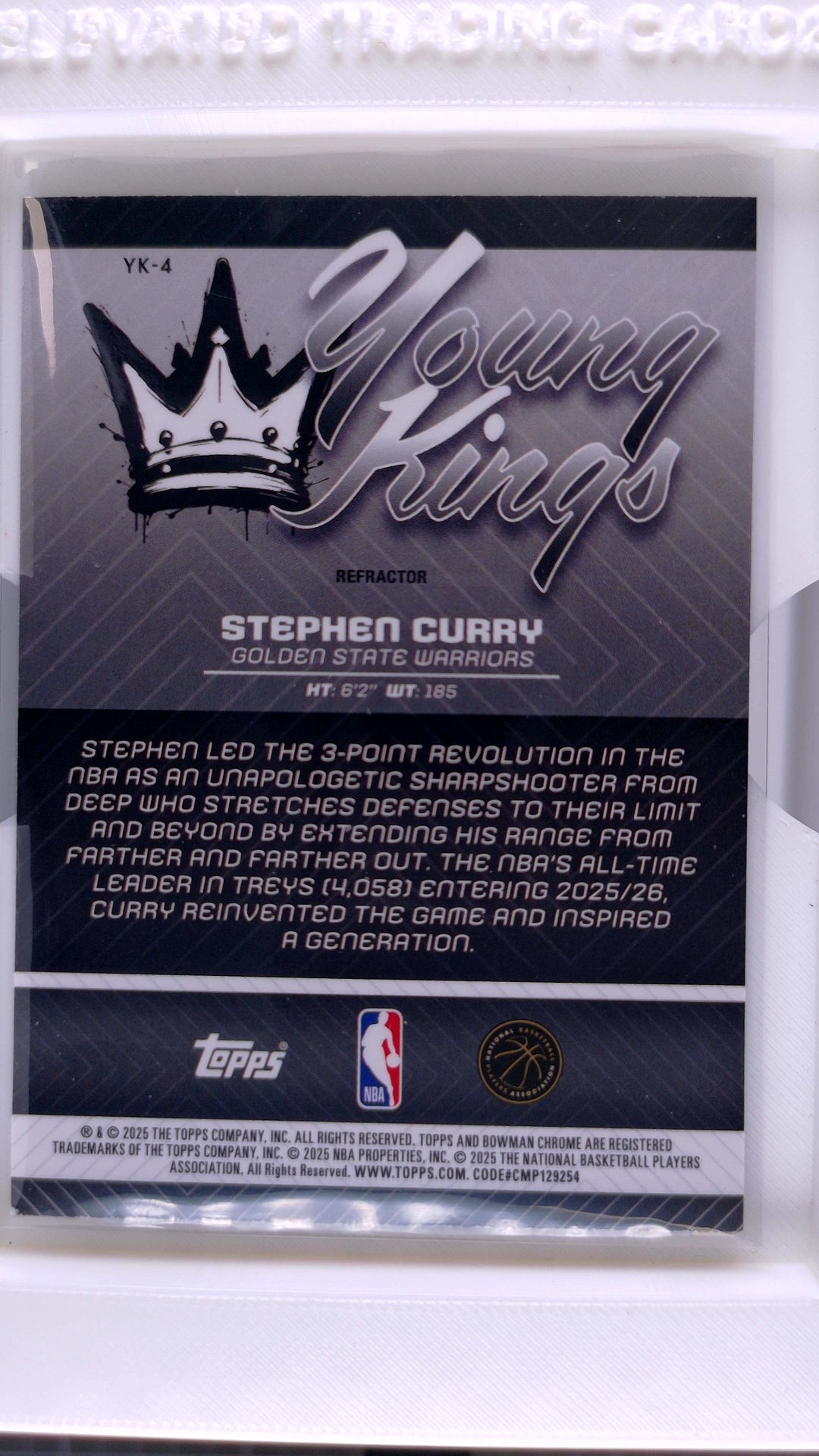 2025 Bowman Basketball Stephen Curry 