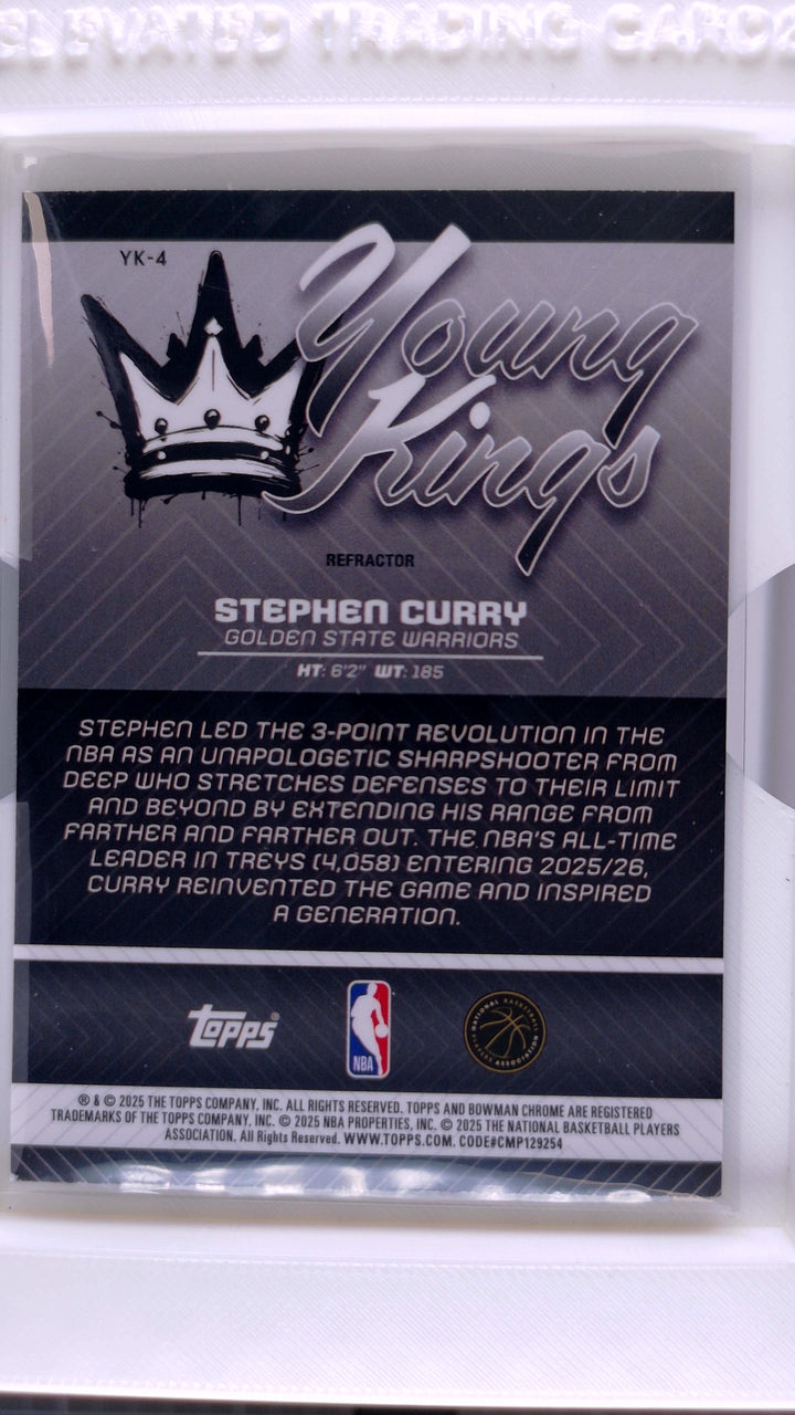 2025 Bowman Basketball Stephen Curry 