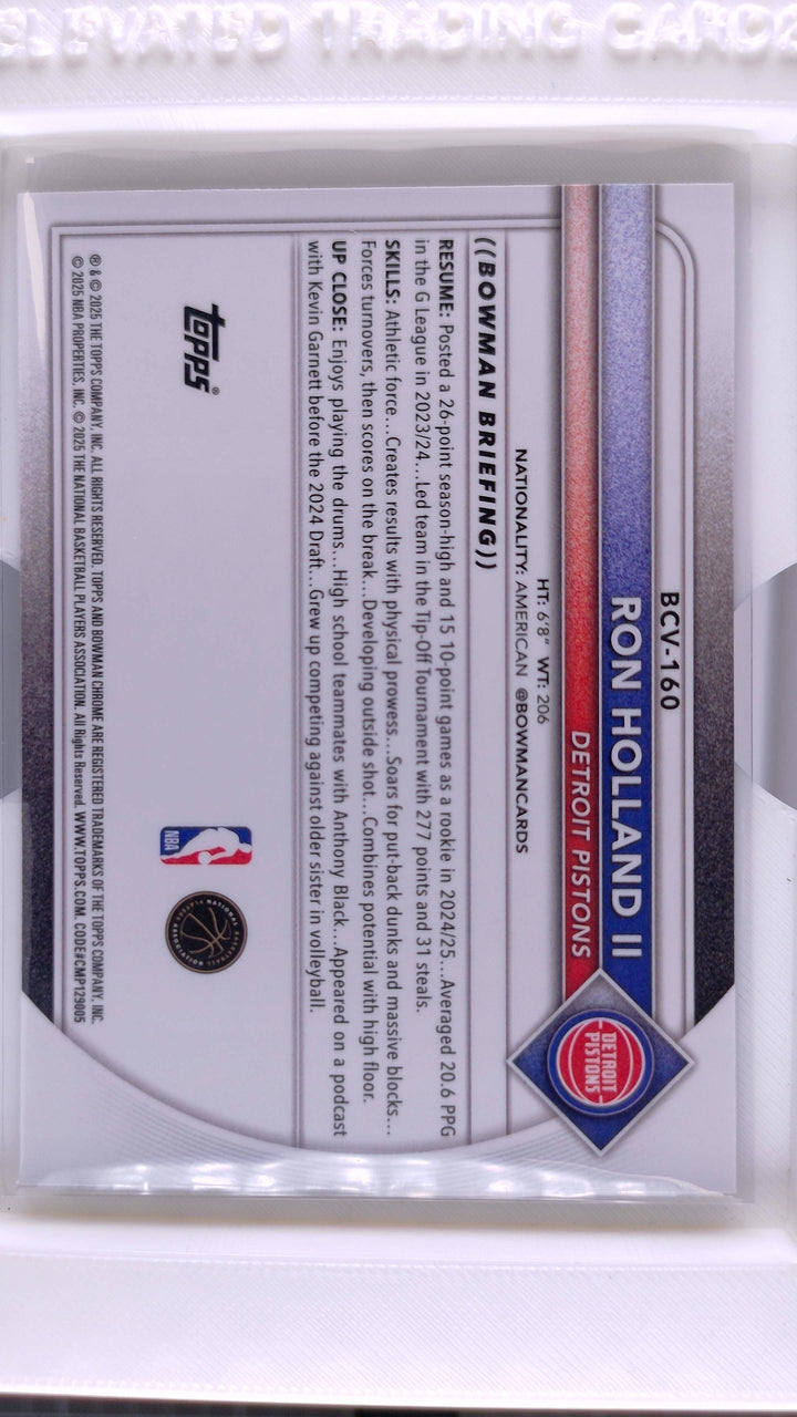 2025 Bowman Basketball Ron Holland II 