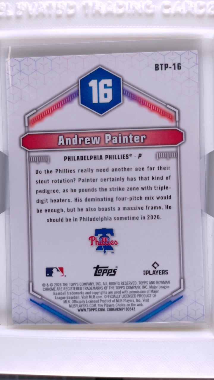 2026 Bowman Baseball Andrew Painter 