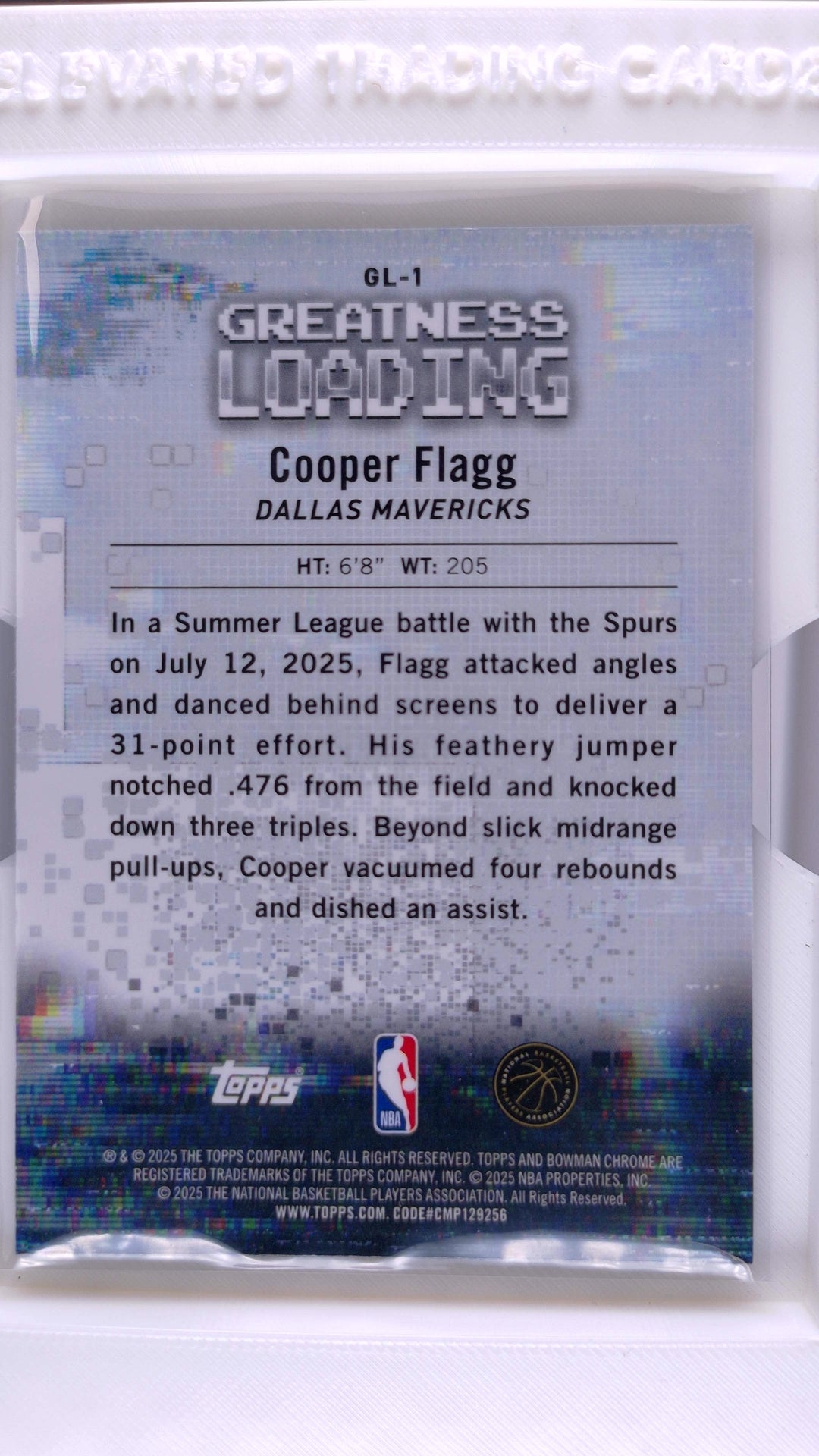 2025 Bowman Basketball Cooper Flagg 