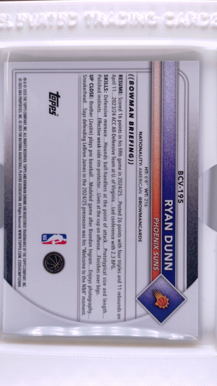 2025 Bowman Basketball Ryan Dunn 
