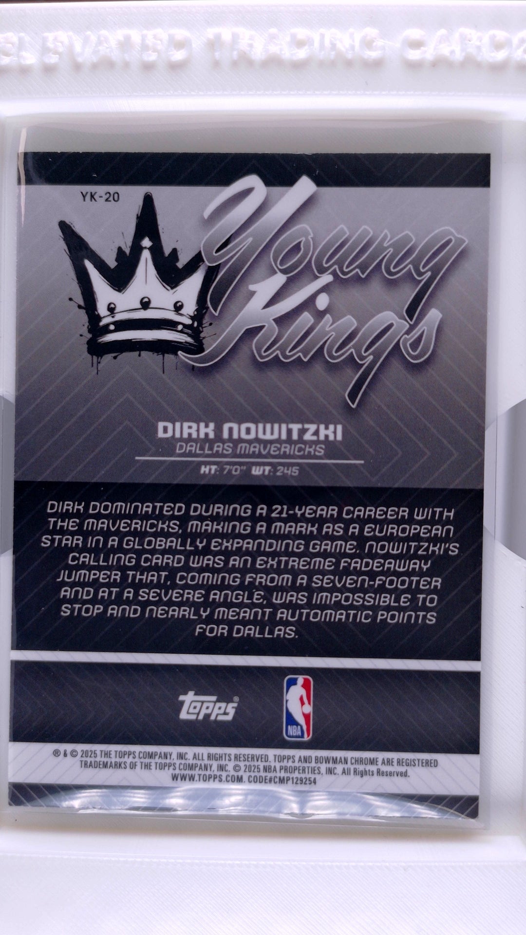 2025 Bowman Basketball Dirk Nowitzki 