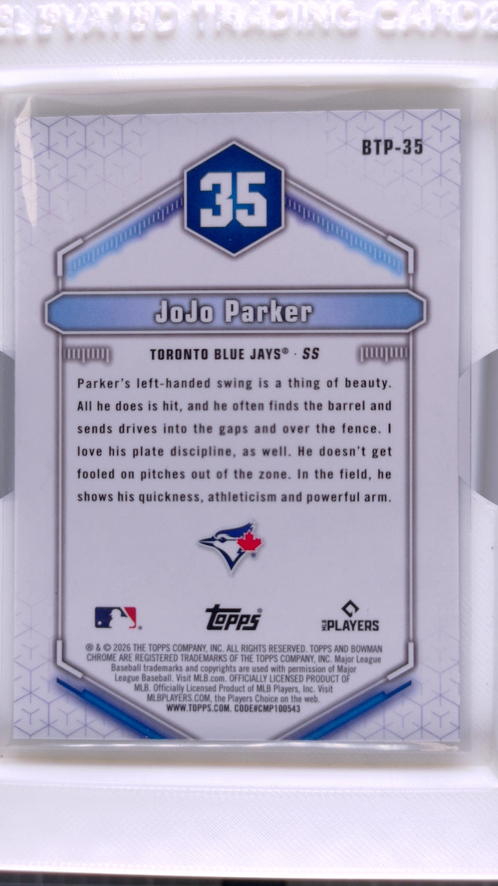 2026 Bowman Baseball JoJo Parker 