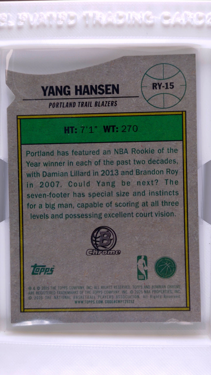 2025 Bowman Basketball Yang Hansen 