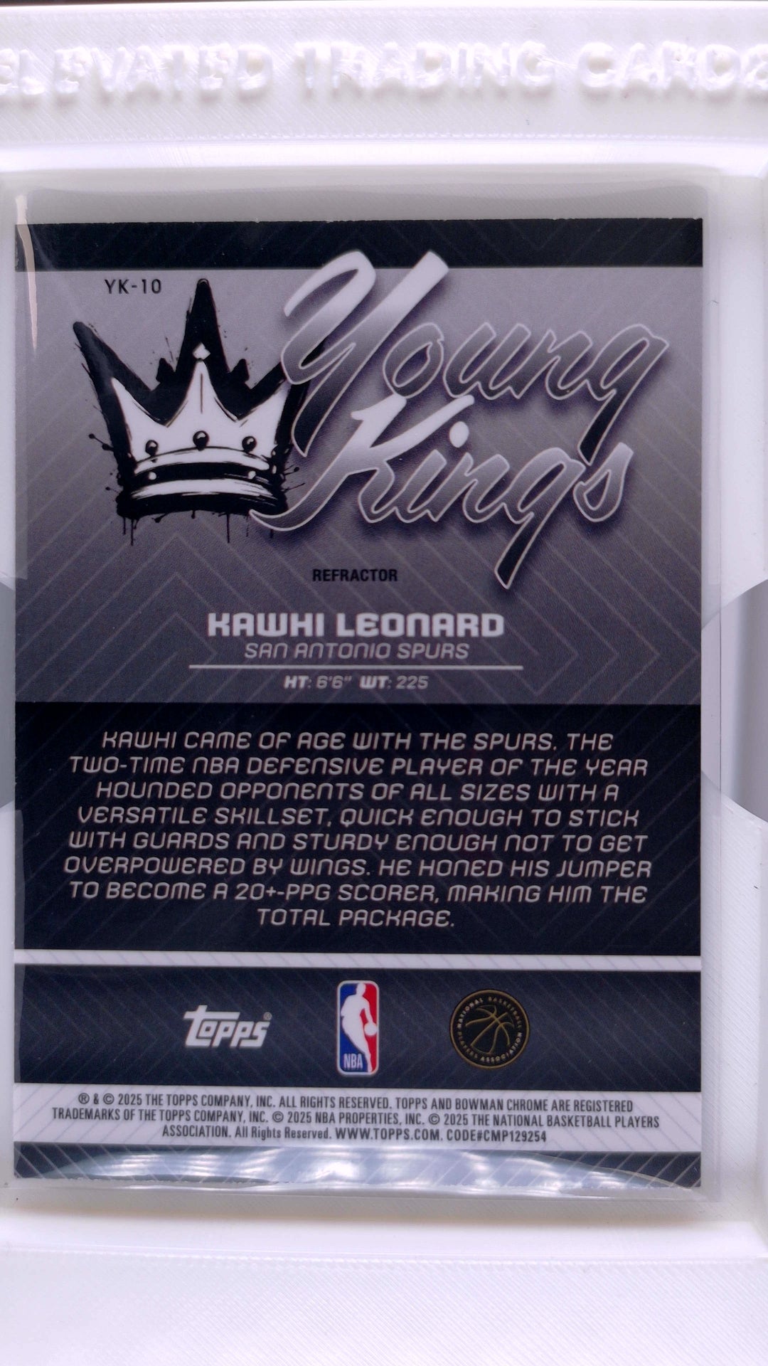 2025 Bowman Basketball Kawhi Leonard 