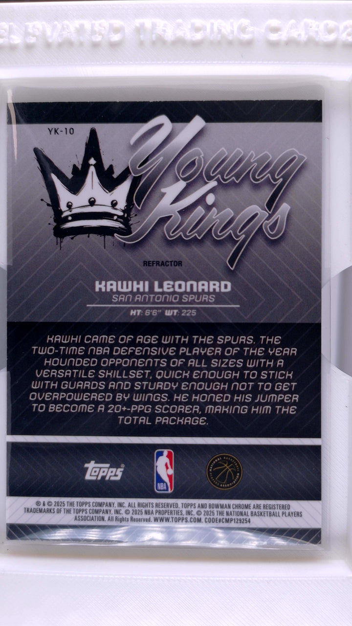 2025 Bowman Basketball Kawhi Leonard 