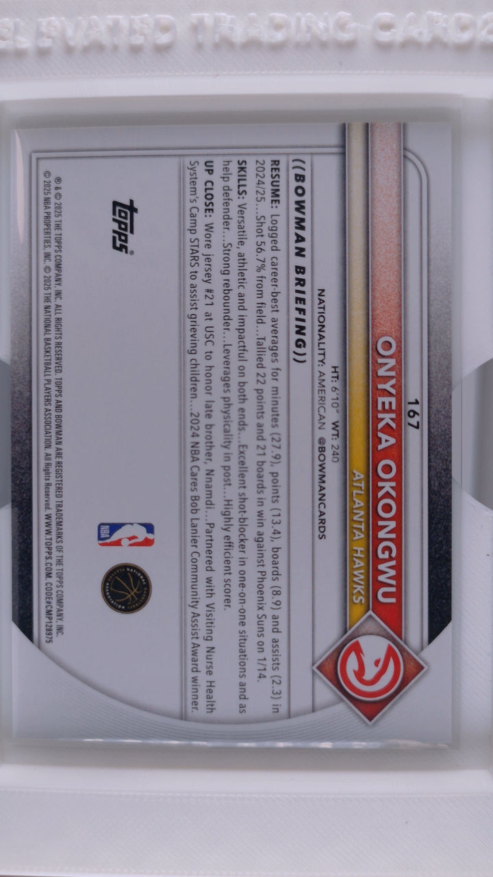2025 Bowman Basketball Onyeka Okongwu 