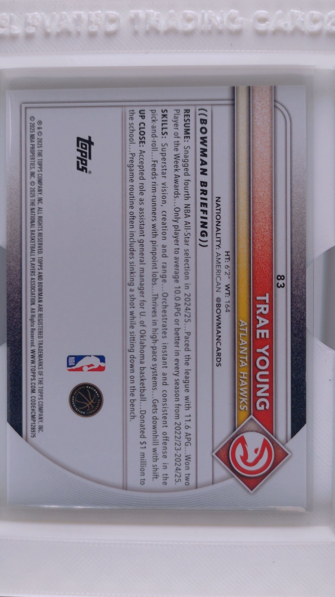 2025 Bowman Basketball Trae Young 