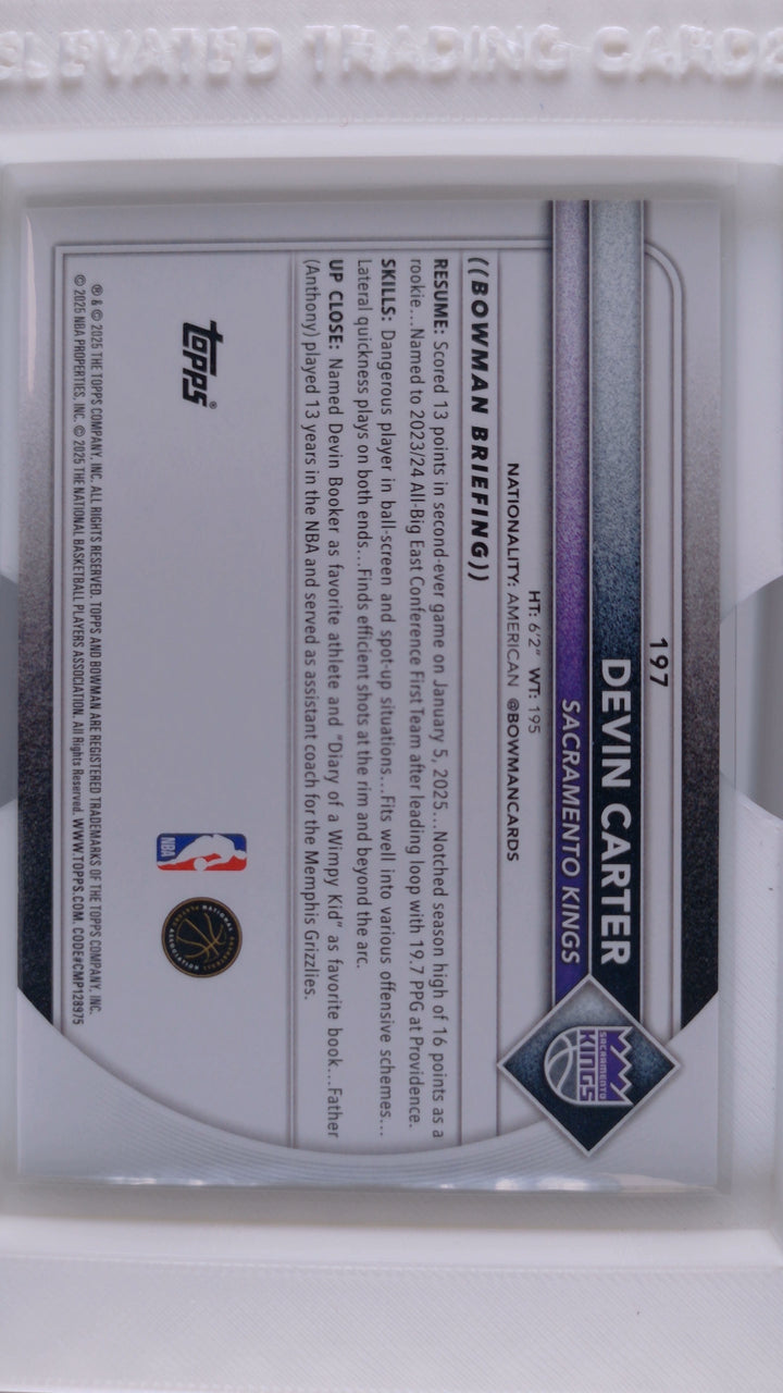2025 Bowman Basketball Devin Carter 