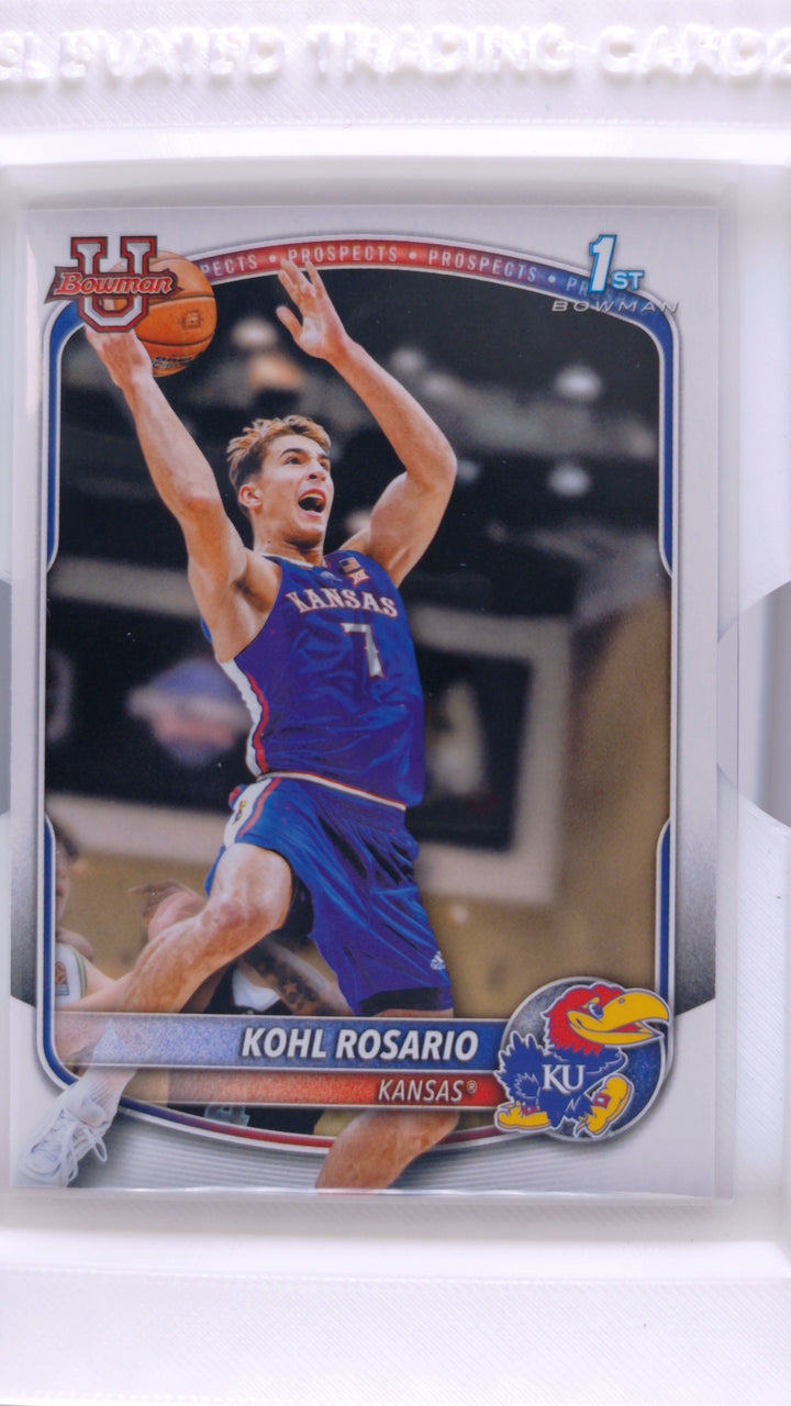 2025 Bowman Basketball Kohl Rosario 