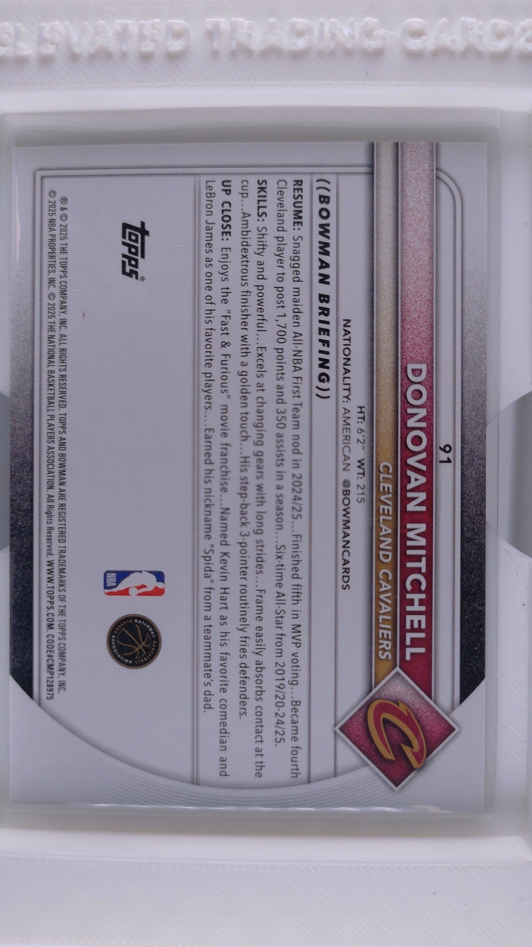 2025 Bowman Basketball Donovan Mitchell 