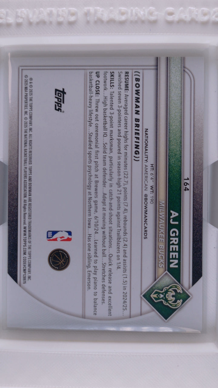 2025 Bowman Basketball AJ Green 