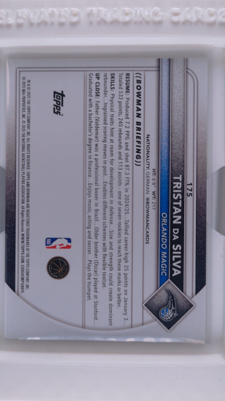 2025 Bowman Basketball Tristan da Silva 